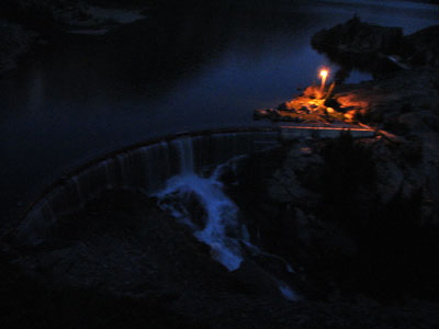 picture of mystic lake dam